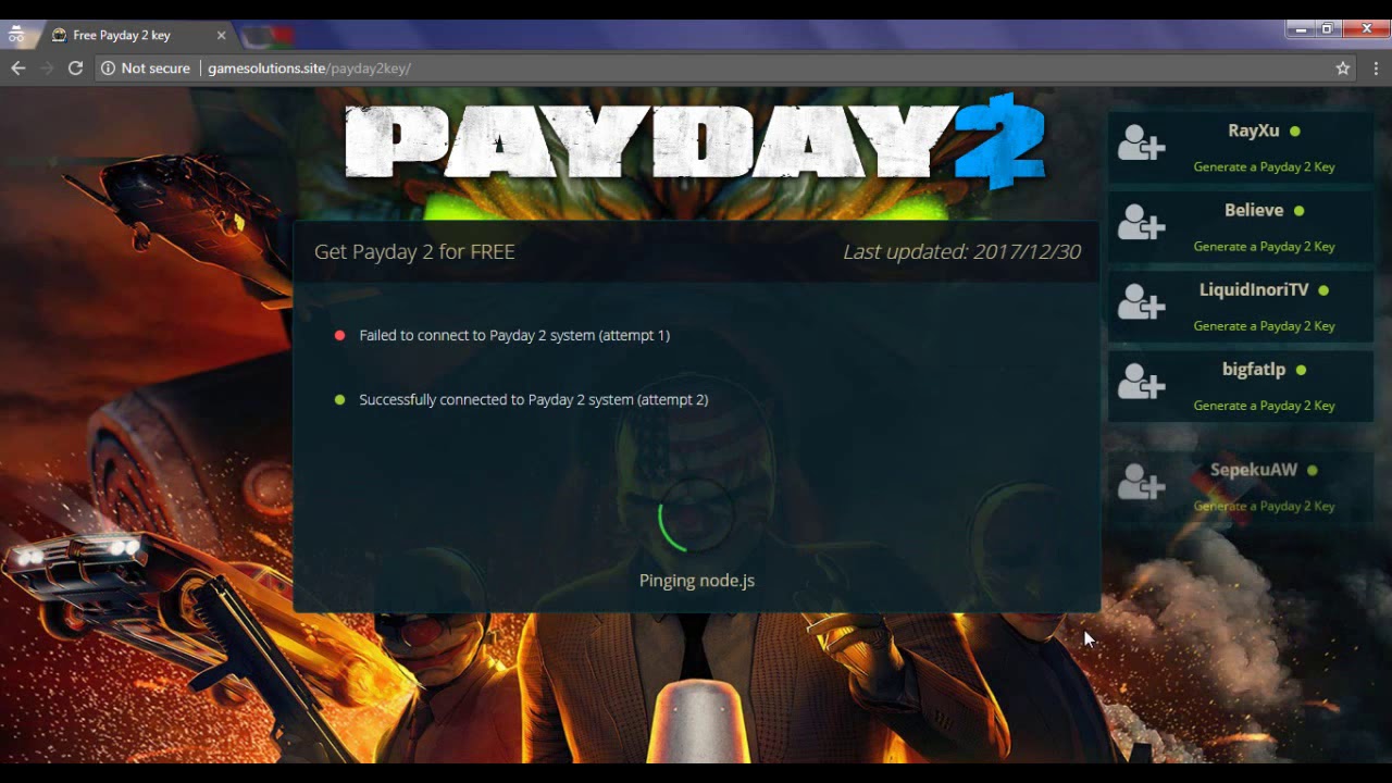 Payday 2 Free Steam Key Generator